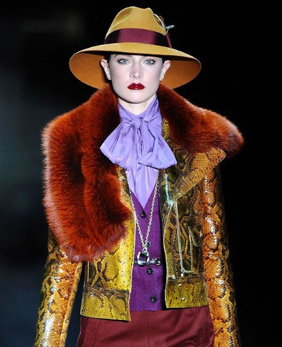 Ready for a touch of the exotic with fur and python? (Daily Telegraph)